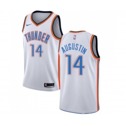 Oklahoma City Thunder #14 D.J. Augustin Swingman White Home NBA Jersey - Association Edition