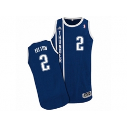 Oklahoma City Thunder #2 Raymond Felton Authentic Navy Blue Alternate NBA Jersey Oklahoma City Thunder #2 Raymond Felton Authentic Navy Blue Alternate NBA Jersey