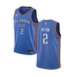 Oklahoma City Thunder #2 Raymond Felton Swingman Royal Blue Road NBA Jersey - Icon Edition