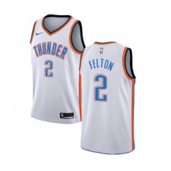Oklahoma City Thunder #2 Raymond Felton Swingman White Home NBA Jersey - Association Edition