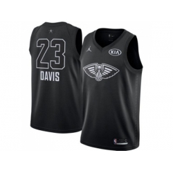 New Orleans Pelicans #23 Anthony Davis Black NBA Jordan Swingman 2018 All-Star Game Jersey New Orleans Pelicans #23 Anthony Davis Black NBA Jordan Swingman 2018 All-Star Game Jersey