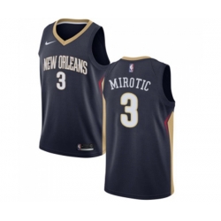 New Orleans Pelicans #3 Nikola Mirotic Swingman Navy Blue NBA Jersey - Icon Edition