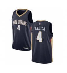 New Orleans Pelicans #4 JJ Redick Swingman Navy Blue Basketball Jersey - Icon Edition