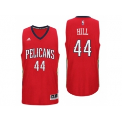 New Orleans Pelicans #44 Solomon Hill Alternate Red New Swingman Jersey New Orleans Pelicans #44 Solomon Hill Alternate Red New Swingman Jersey