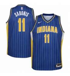 Indiana Pacers #11 Domantas Sabonis Nike Royal 2020-21 Swingman Jersey