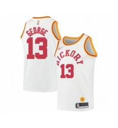 Indiana Pacers #13 Paul George Swingman White Hardwood Classics Basketball Jersey