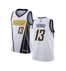 Indiana Pacers #13 Paul George White Swingman Jersey - Earned Edition