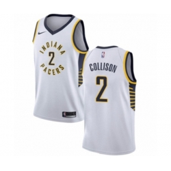 Indiana Pacers #2 Darren Collison Swingman White NBA Jersey - Association Edition