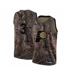 Indiana Pacers #3 Joe Young Swingman Camo Realtree Collection NBA Jersey