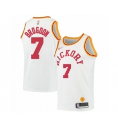 Indiana Pacers #7 Malcolm Brogdon Swingman White Hardwood Classics Basketball Jersey