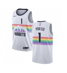 Denver Nuggets #1 Michael Porter Swingman White Basketball Jersey - City Edition