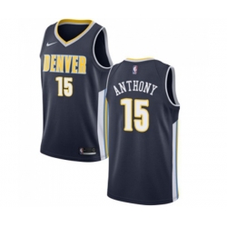 Denver Nuggets #15 Carmelo Anthony Swingman Navy Blue Road NBA Jersey - Icon Edition