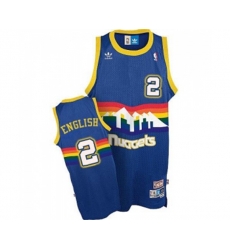 Denver Nuggets #2 Alex English Swingman Light Blue Throwback Basketball Jersey