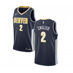 Denver Nuggets #2 Alex English Swingman Navy Blue Road NBA Jersey - Icon Edition