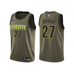 Denver Nuggets #27 Jamal Murray Green Salute to Service NBA Swingman Jersey
