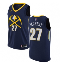 Denver Nuggets #27 Jamal Murray Swingman Navy Blue NBA Jersey - City Edition