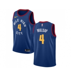 Denver Nuggets #4 Paul Millsap Swingman Light Blue Alternate NBA Jersey Statement Edition