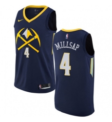 Denver Nuggets #4 Paul Millsap Swingman Navy Blue NBA Jersey - City Edition