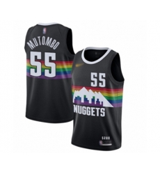 Denver Nuggets #55 Dikembe Mutombo Swingman Black Basketball Jersey - 2019-20 City Edition