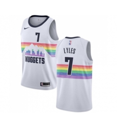Denver Nuggets #7 Trey Lyles Swingman White Basketball Jersey - City Edition