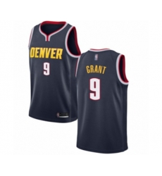 Denver Nuggets #9 Jerami Grant Authentic Navy Blue Road Basketball Jersey - Icon Edition
