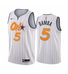 Nike Magic #5 Mohamed Bamba White NBA Swingman 2020-21 City Edition Jersey