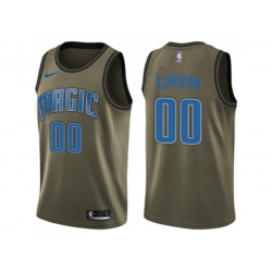 Orlando Magic #00 Aaron Gordon Green Salute to Service NBA Swingman Jersey