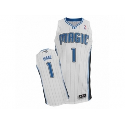 Orlando Magic #1 Jonathan Isaac Authentic White Home NBA Jersey