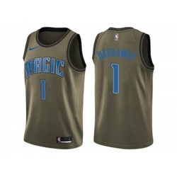 Orlando Magic #1 Penny Hardaway Green Salute to Service NBA Swingman Jersey