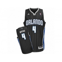 Orlando Magic #4 Arron Afflalo Swingman Black Alternate NBA Jersey
