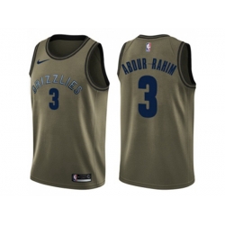 Memphis Grizzlies #3 Shareef Abdur-Rahim Green Salute to Service NBA Swingman Jersey Memphis Grizzlies #3 Shareef Abdur-Rahim Green Salute to Service NBA Swingman Jersey
