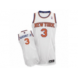 New York Knicks #3 Tim Hardaway Jr. Authentic White Home NBA Jersey