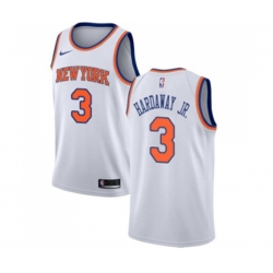 New York Knicks #3 Tim Hardaway Jr. Swingman White NBA Jersey - Association Edition