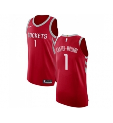 Houston Rockets #1 Michael Carter-Williams Authentic Red NBA Jersey - Icon Edition