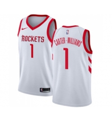 Houston Rockets #1 Michael Carter-Williams Authentic White NBA Jersey - Association Edition