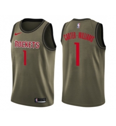 Houston Rockets #1 Michael Carter-Williams Swingman Green Salute to Service NBA Jersey