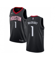 Houston Rockets #1 Tracy McGrady Swingman Black Alternate NBA Jersey Statement Edition