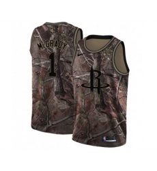 Houston Rockets #1 Tracy McGrady Swingman Camo Realtree Collection NBA Jersey