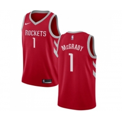 Houston Rockets #1 Tracy McGrady Swingman Red Road NBA Jersey - Icon Edition