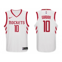 Houston Rockets #10 Eric Gordon Jersey 2017-18 New Season White Jersey