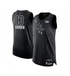 Houston Rockets #13 James Harden Authentic Black 2018 All-Star Game Basketball Jersey