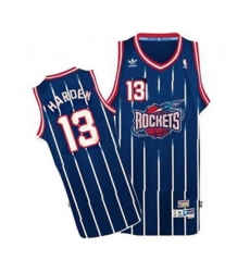 Houston Rockets #13 James Harden Swingman Navy Hardwood Classic Fashion Basketball Jersey