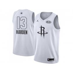 Houston Rockets #13 James Harden White NBA Jordan Swingman 2018 All-Star Game Jersey