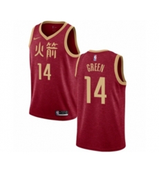 Houston Rockets #14 Gerald Green Authentic Red NBA Jersey - 2018-19 City Edition