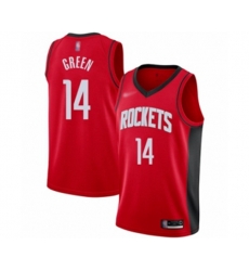 Houston Rockets #14 Gerald Green Swingman Red Finished Basketball Jersey - Icon Edition