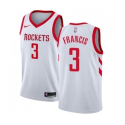 Houston Rockets #3 Steve Francis Swingman White Home NBA Jersey - Association Edition