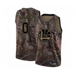 Golden State Warriors #0 DAngelo Russell Swingman Camo Realtree Collection Basketball Jersey