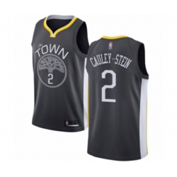 Golden State Warriors #2 Willie Cauley-Stein Authentic Black Basketball Jersey - Statement Edition