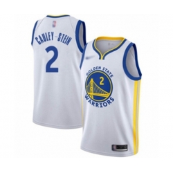 Golden State Warriors #2 Willie Cauley-Stein Authentic White Basketball Jersey - Association Edition