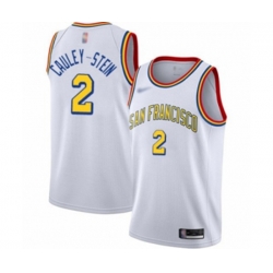Golden State Warriors #2 Willie Cauley-Stein Authentic White Hardwood Classics Basketball Jersey - San Francisco Classic Edition